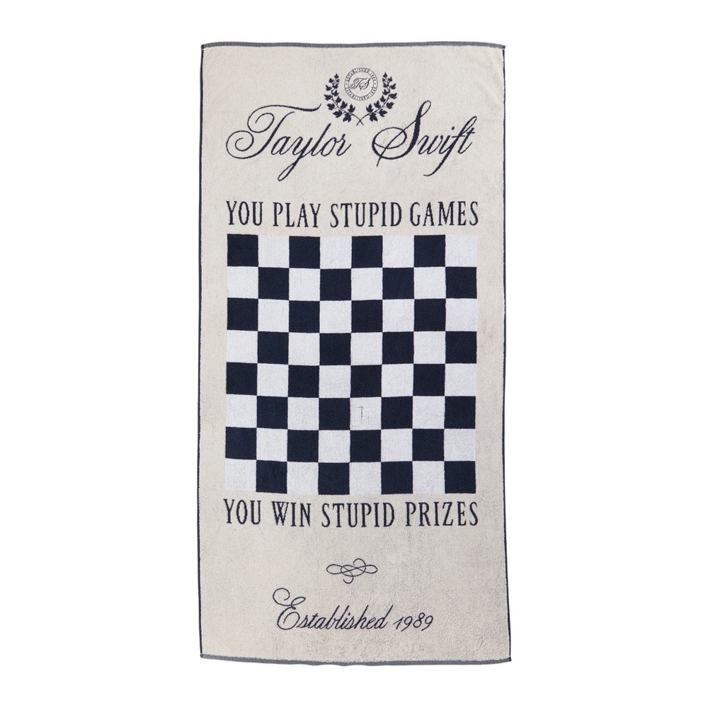 Taylor Swift Checker game beach  Towel